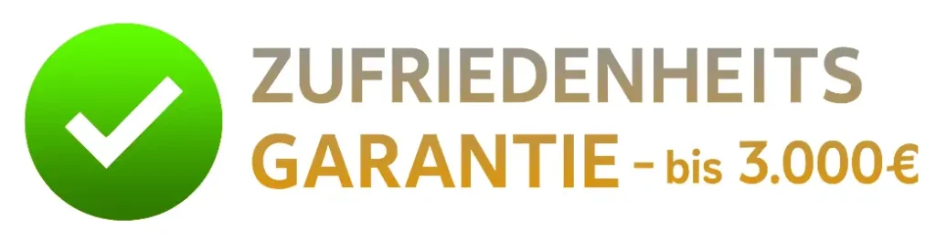 Zufriedenheitsgarantie